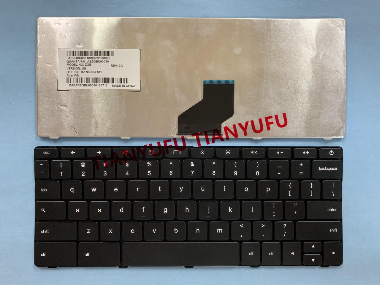 FOR Acer Chromebook AC700 AEZGBU00010 ZGB 9Z.N3JSQ.101 DAFAEZGBU00010120713 US KEYBOARD LAPTOP KEYBOARD