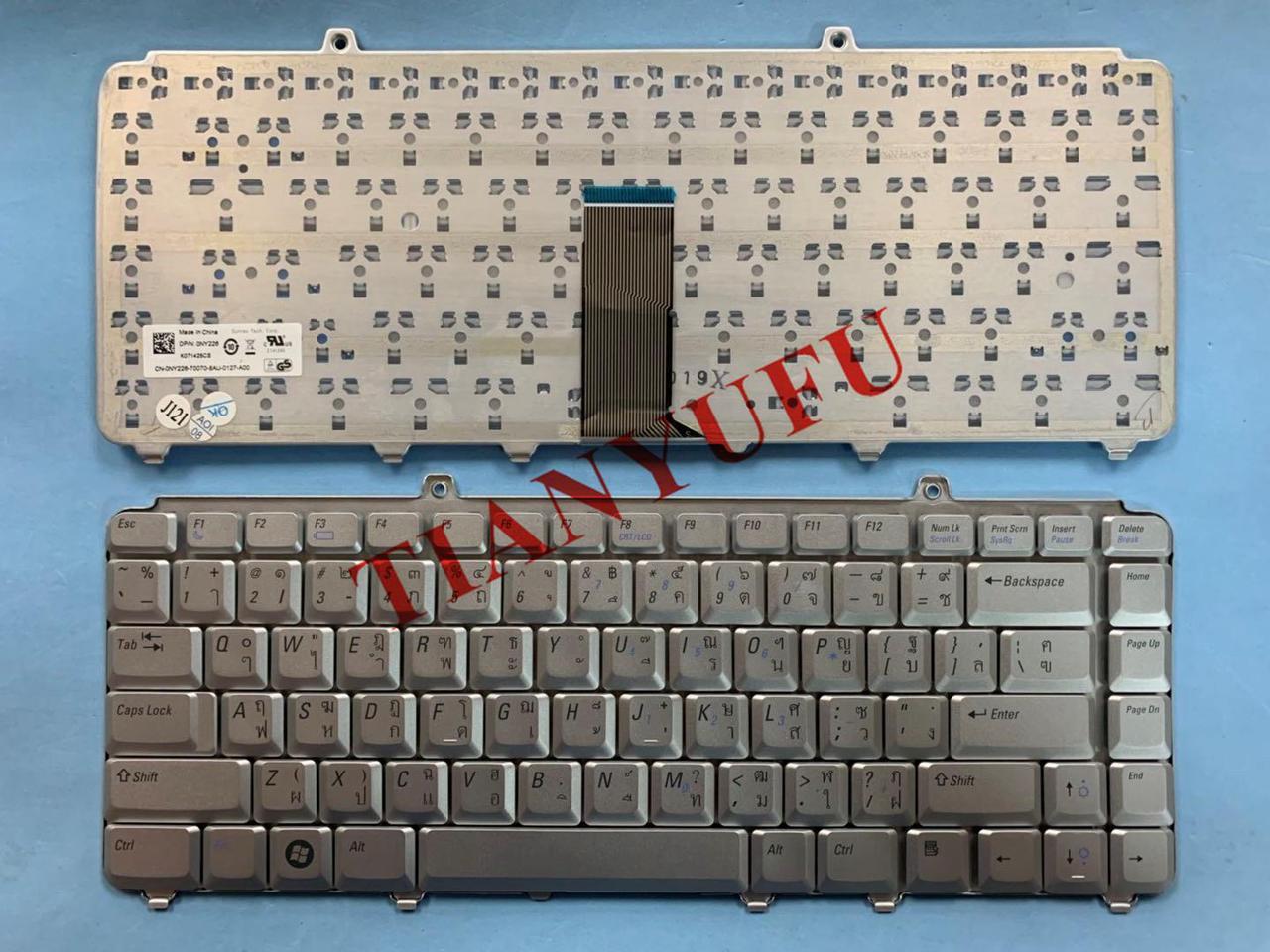 FOR DELL Inspiron 1420 1520 1525 1526 XPS M1330 M1530 0NY25 Keyboard THAI LAYOUT SILVER Laptop Keyboard