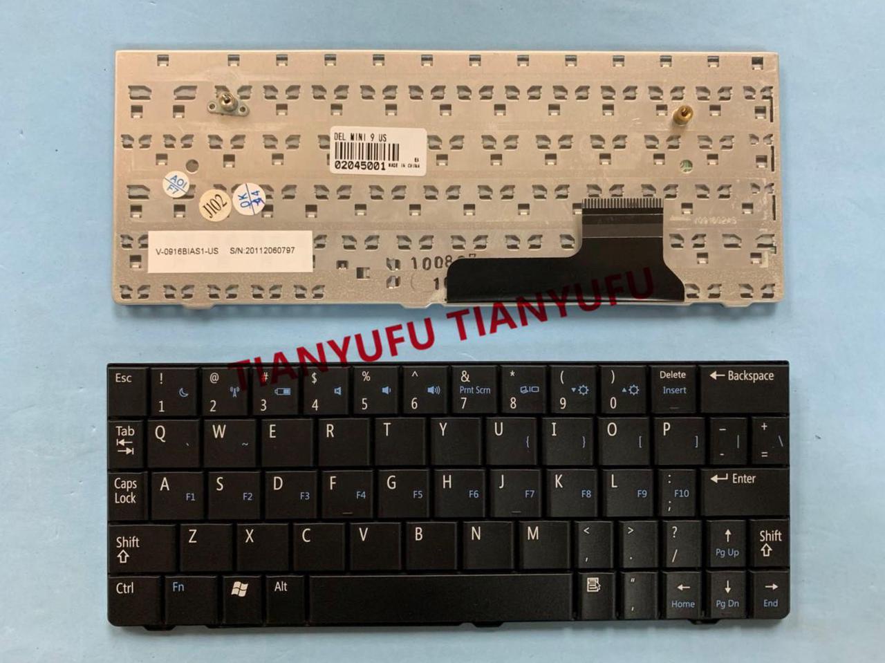 FOR Dell Mini 9 Inspiron 910 V 0916BISA1 US Keyboard BLACK Laptop KEYBOARD