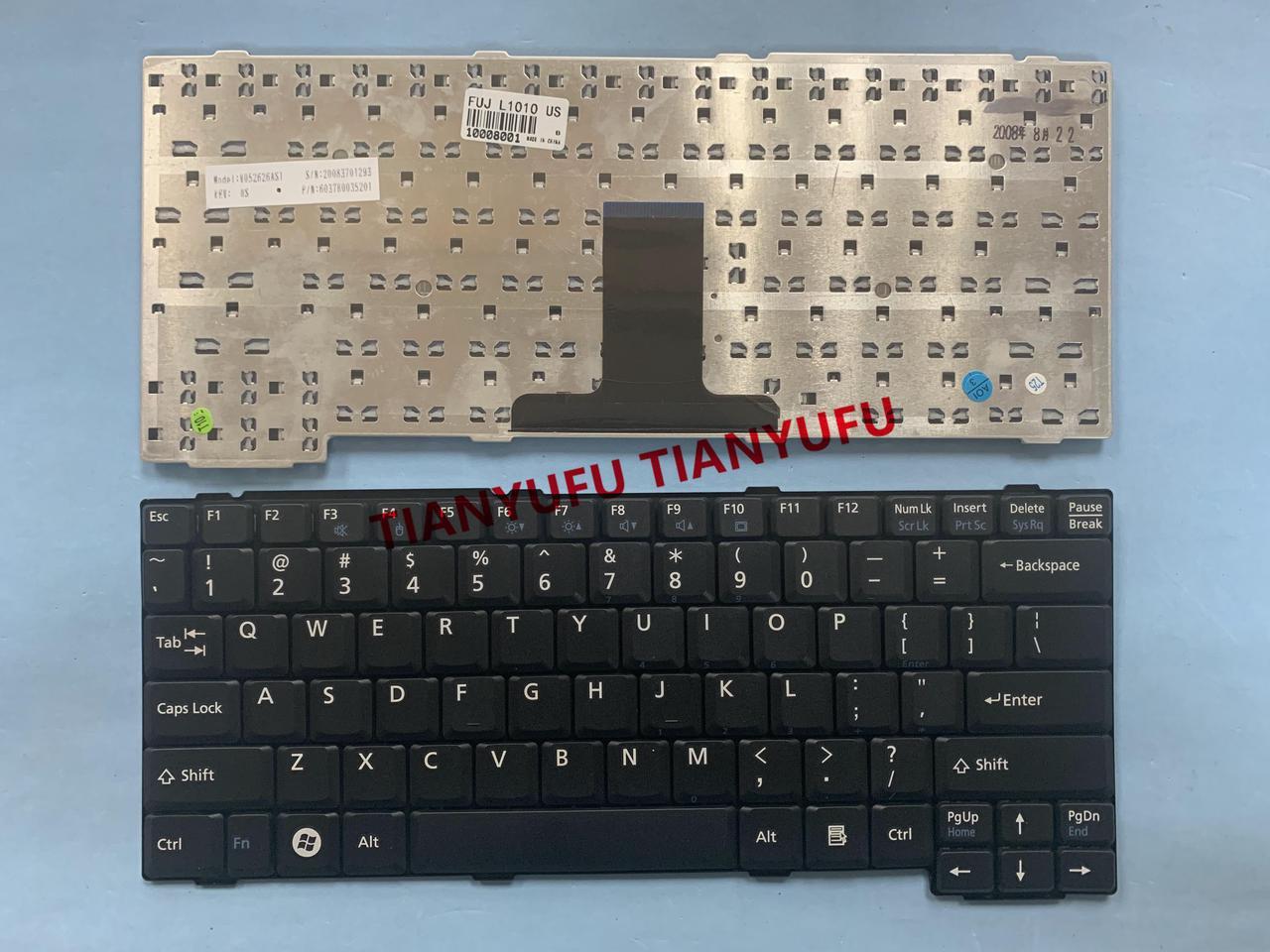 FOR Fujitsu LifeBook L1010 L-1010 14.1" V052626AS1 6037B0035201 US BLACK KEYBOARD Laptop KEYBOARD