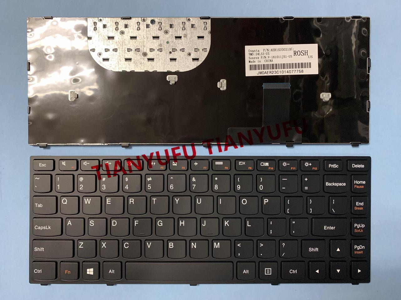 FOR Lenovo Yoga 13 YOGA13 US Black Frame Keyboard Laptop KEYBOARD