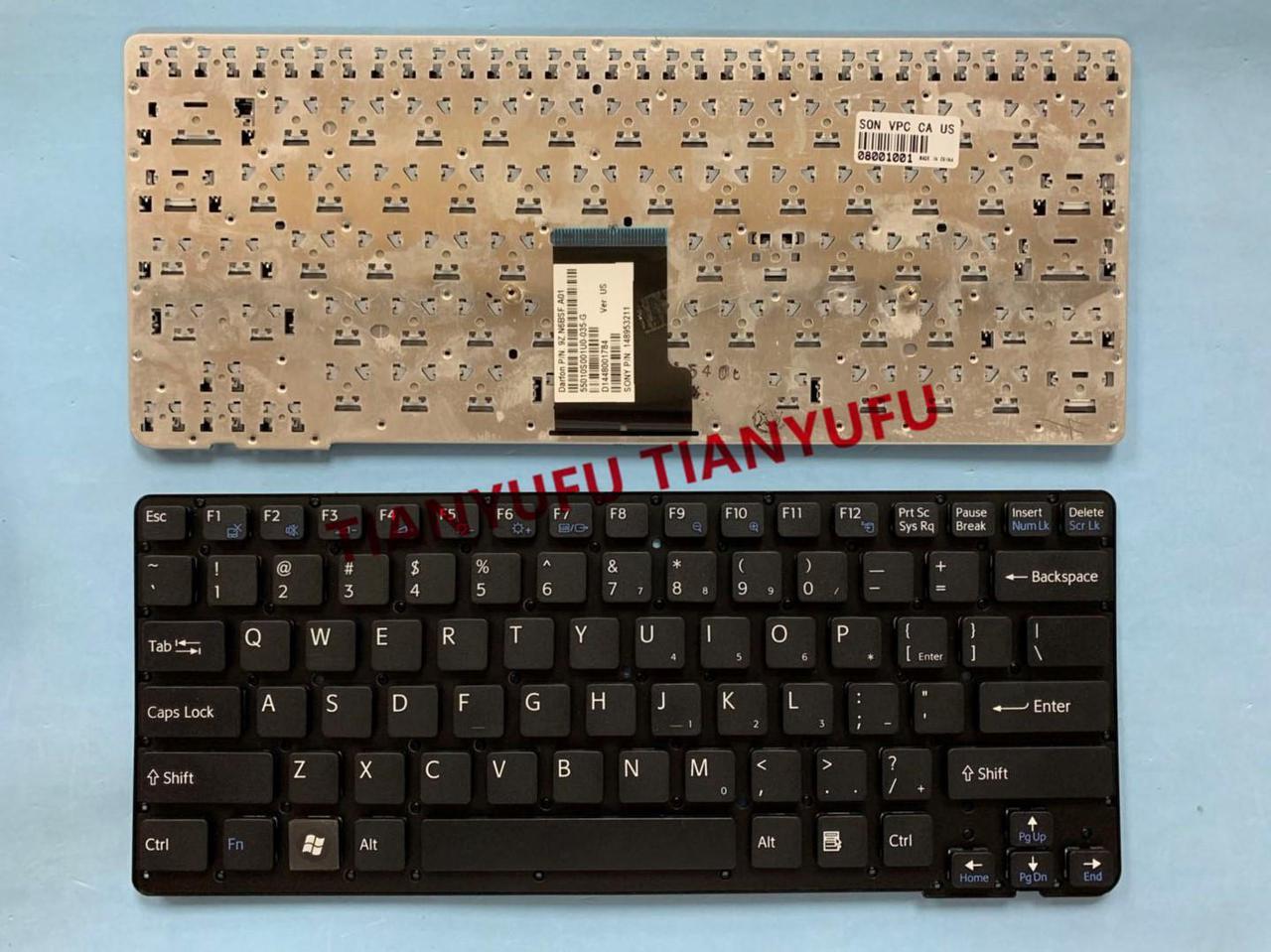 For Sony VPC CA VPC-CA VPCCA36 VPCCA38 148953211 9Z.N6BSF A01 Keyboard US Black Without Frame Laptop Keyboard