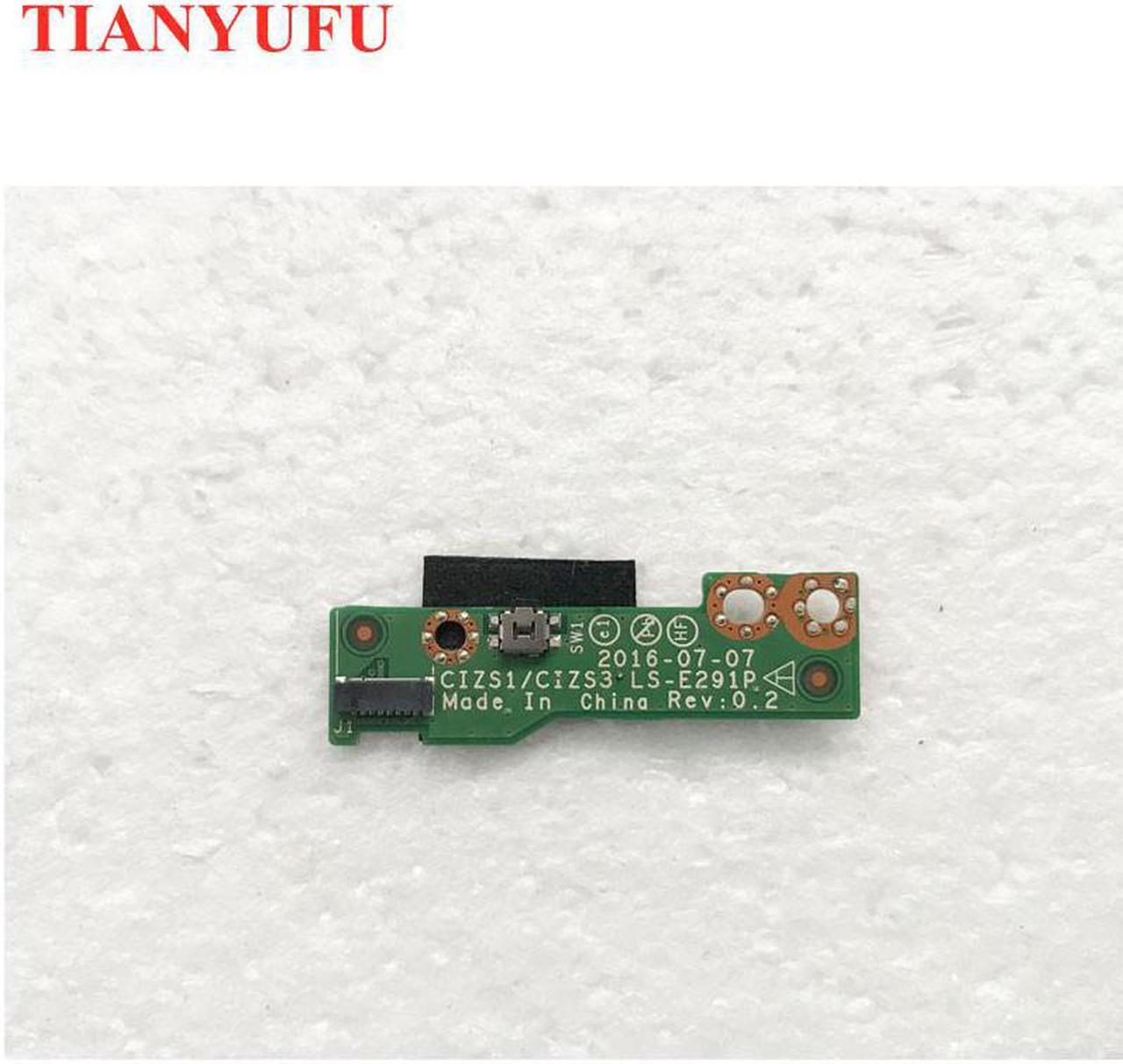 For Lenovo Yoga 370 Power Button Switch Board LS-E291P test good