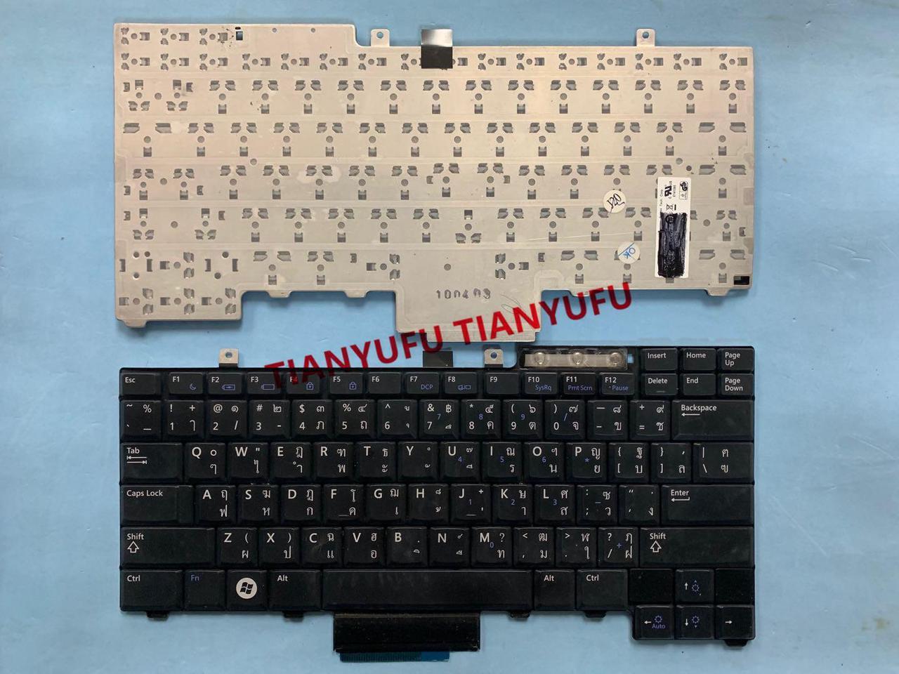 FOR Dell Latitude E5300 E5400 E5500 E5410 E5510 KEYBOARDR WITHOUT POINTER THAI BLACK Laptop Keyboard