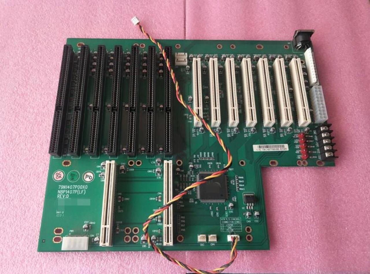 IPC 7*PCI NBP1407P(LF) REV:D ISA Bus Slot Industrial passive backplane Full-size CPU Card Supports ATX/AT power interface