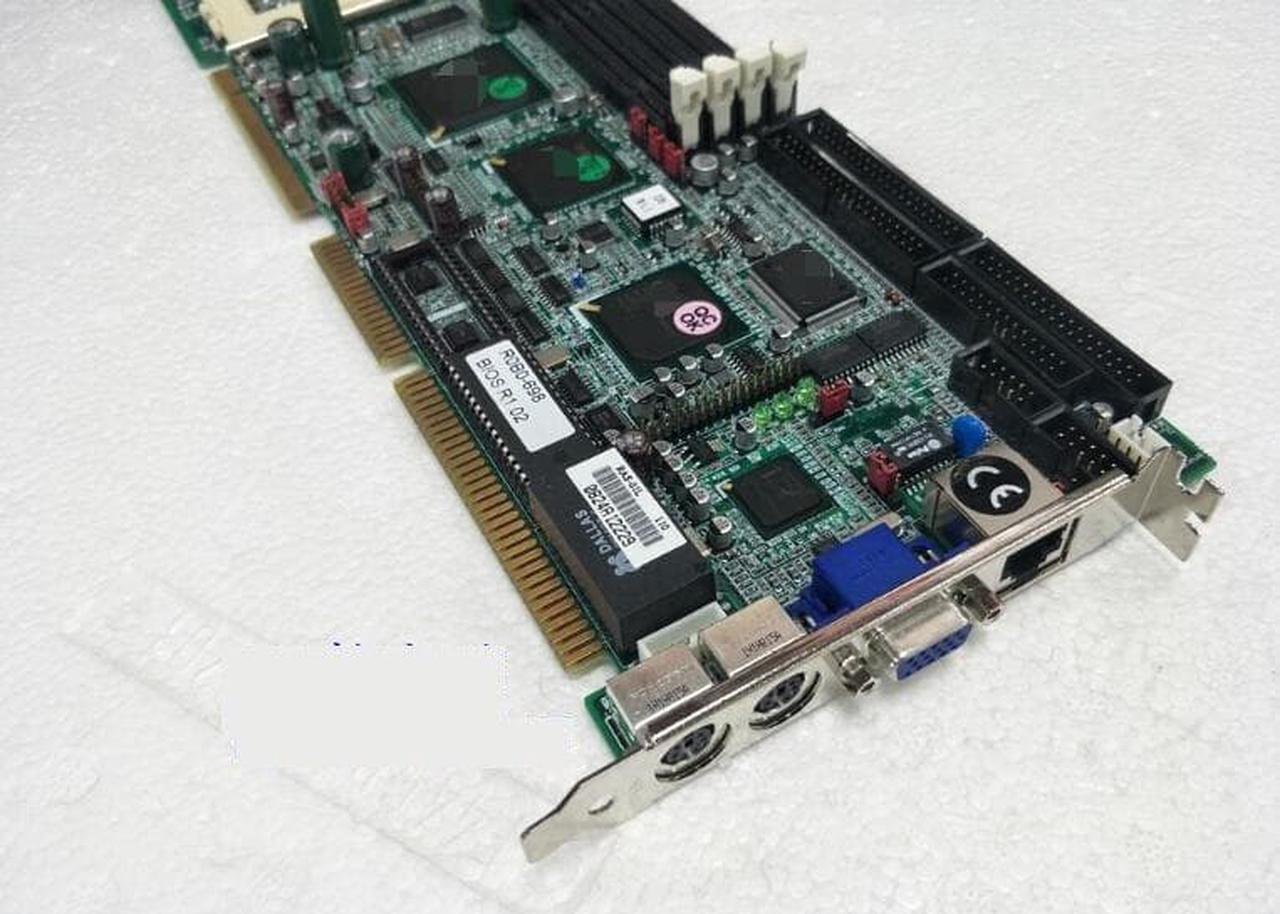 100% OK IPC Board ROBO-698-D Full-size CPU Card ISA Industrial Mainboard PICMG 1.0 with CPU RAM LAN