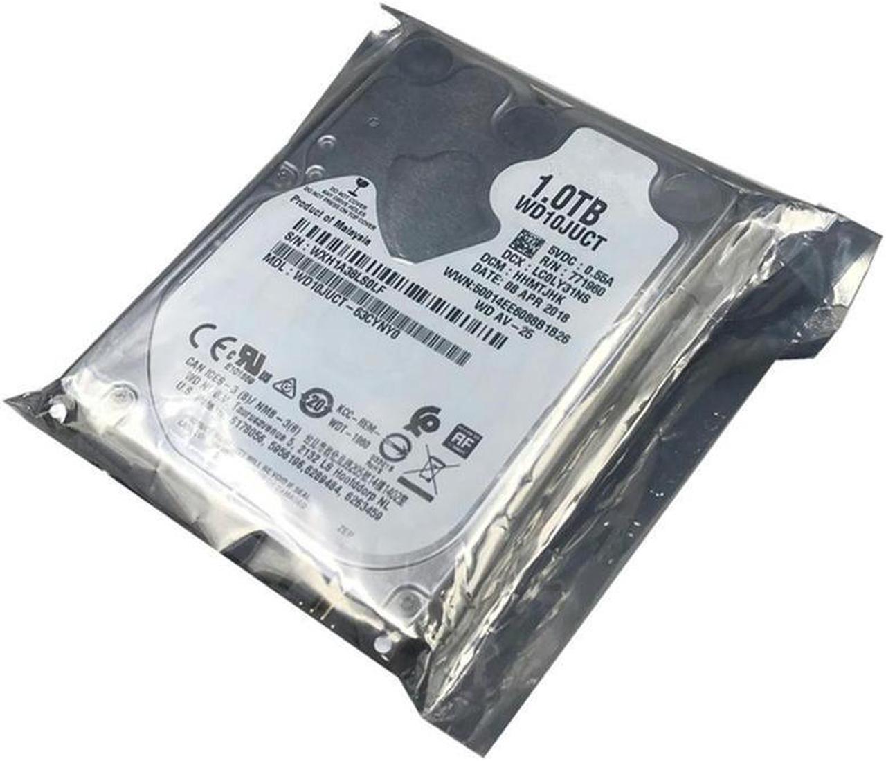 OIAGLH HDD For Black 1TB 2.5 SATA 6 Gb/s 16MB 5400RPM For Internal Hard Disk For Notebook Monitoring HDD For WD10JUCT