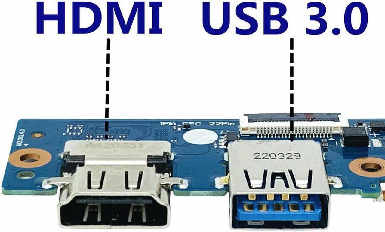 FOR IP 3 15IJL7 Laptop Power Botton Switch USB 3.0 HDMI Port Board NB6265 5C50S25310