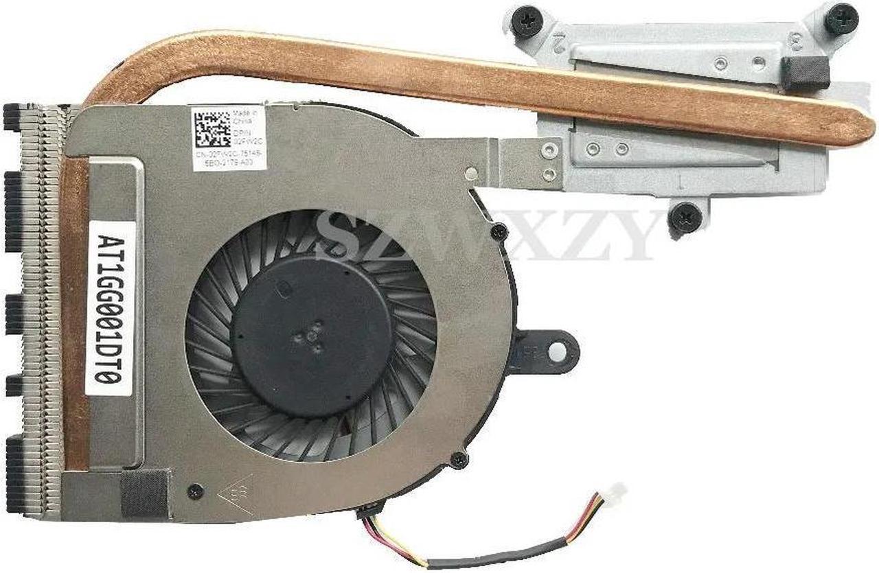 FOR 2FW2C 02FW2C CN-02FW2C For 15 5559 CPU Cooling Fan with Heatsink DFS541105FC0T