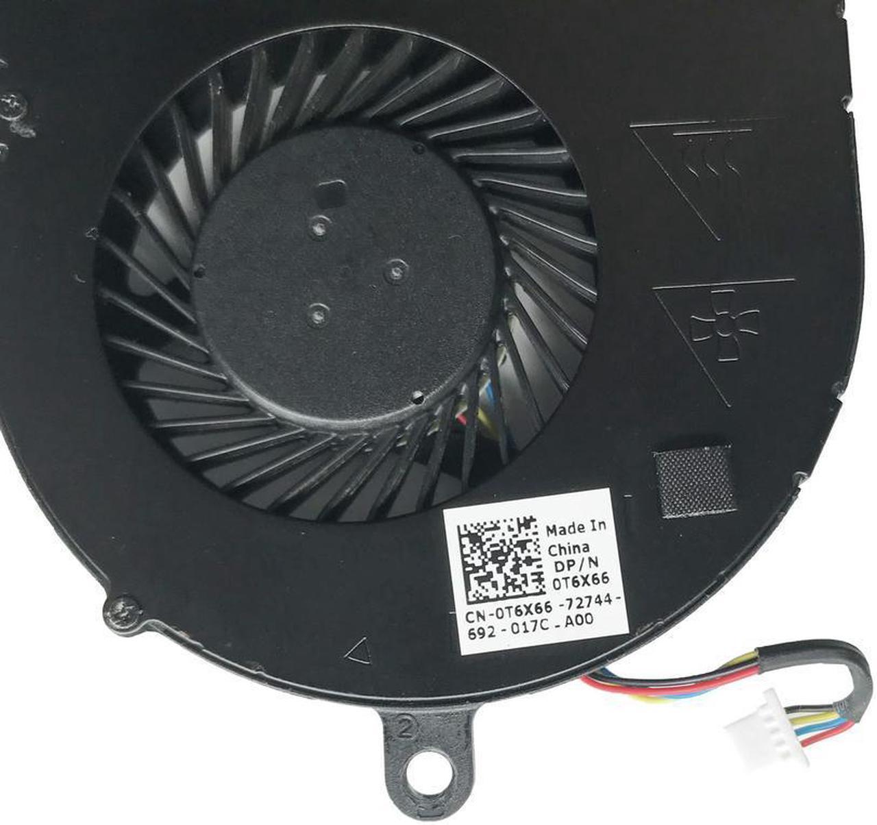 FOR T6X66 For 5567 CPU Cooling Heatsink Fan CN-0T6X66 0T6X66 AT1PJ001FF0 AT1PJ001RC0