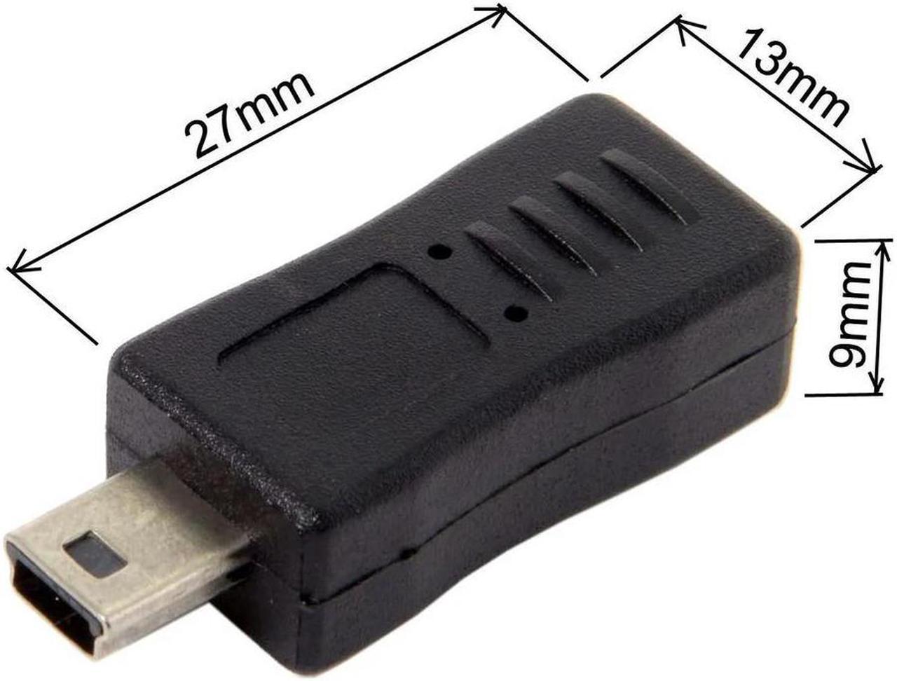 FOR Micro USB to Mini USB for Adapter Cable Micro USB Female to Mini USB Male Data r for Adapter for Phone 2pcs