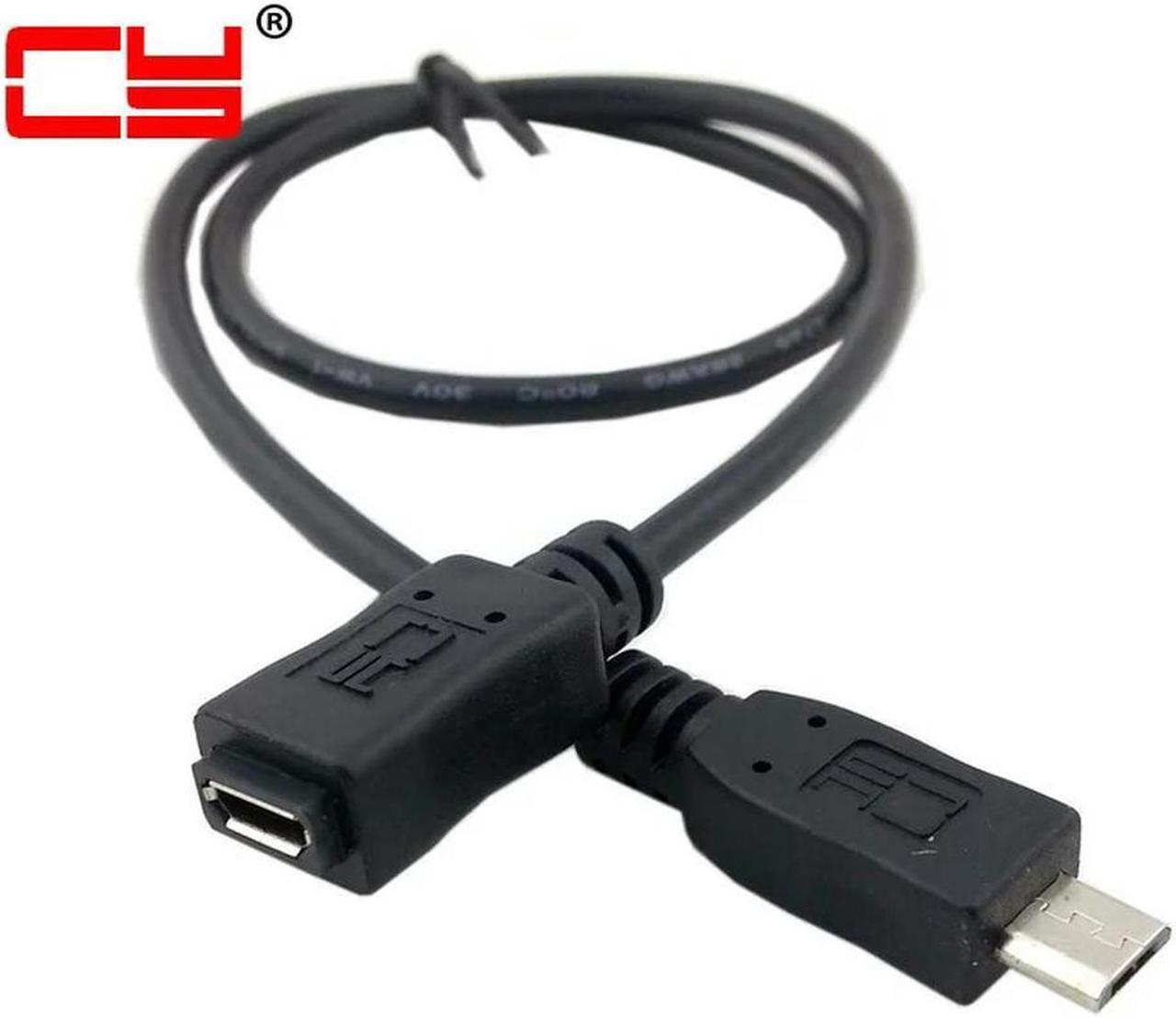 FOR 5ft Micro USB 2.0 type 5Pin Male to Female Extension Cable for Tablet Phone MHL OTG Full Pin Connected