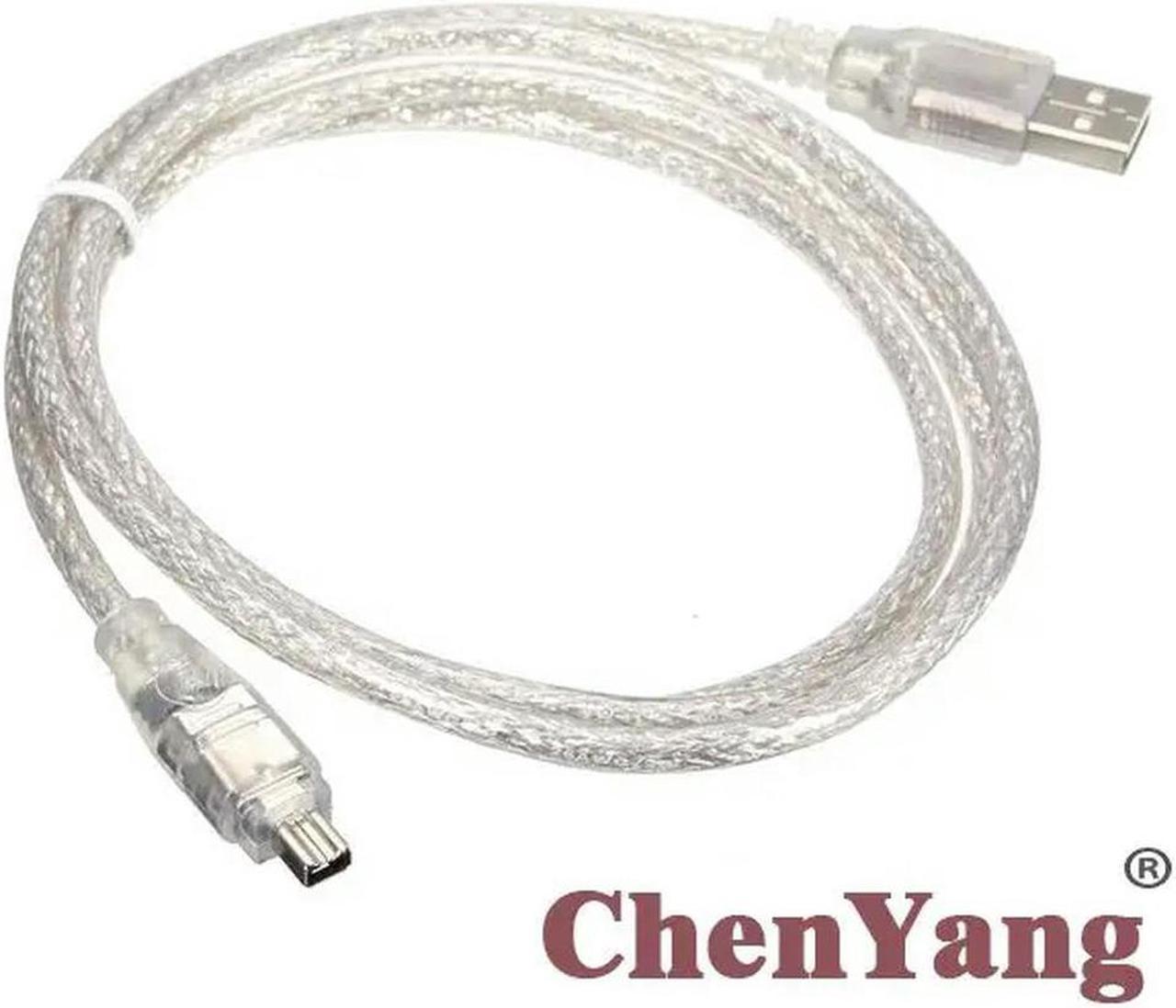 FOR IEEE 1394 Firewire 4 Pin Male for Adapter to USB Male Cord Cable 100cm for DCR-TRV75E DV