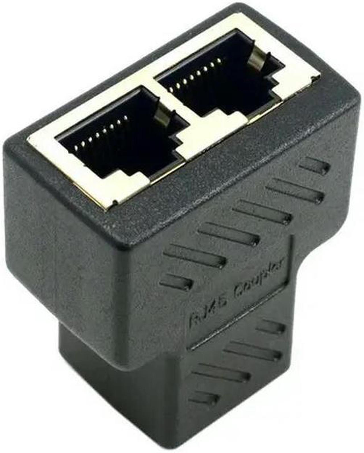 FOR Cable Cat6 RJ45 8P8C Plug To Dual RJ45 Splitter Network Ethernet Patch Cord for Adapter With Shield