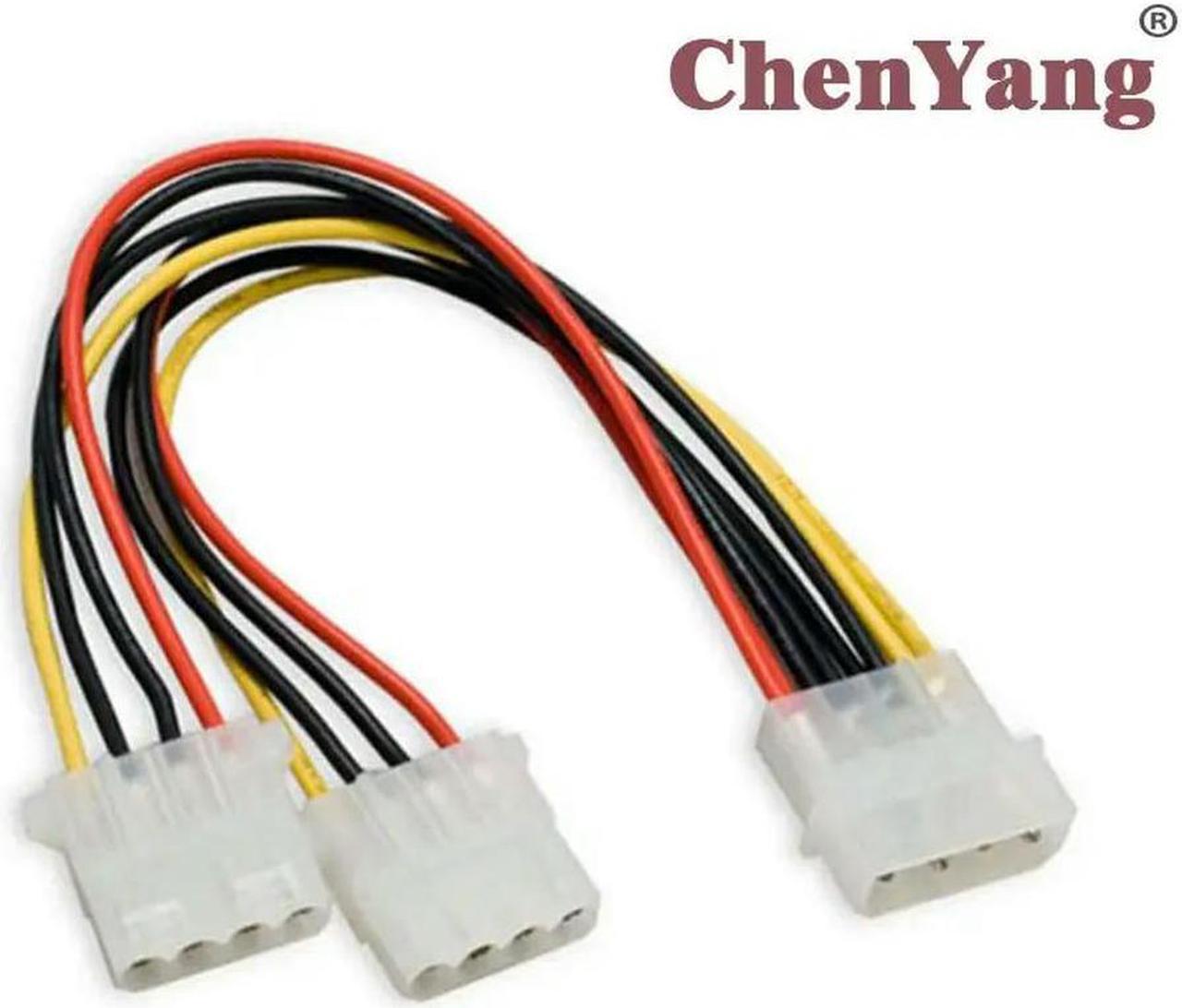 FOR Extension Cable Splitter Power Supply Hard Disk 10cm Ide 4p To Dual A