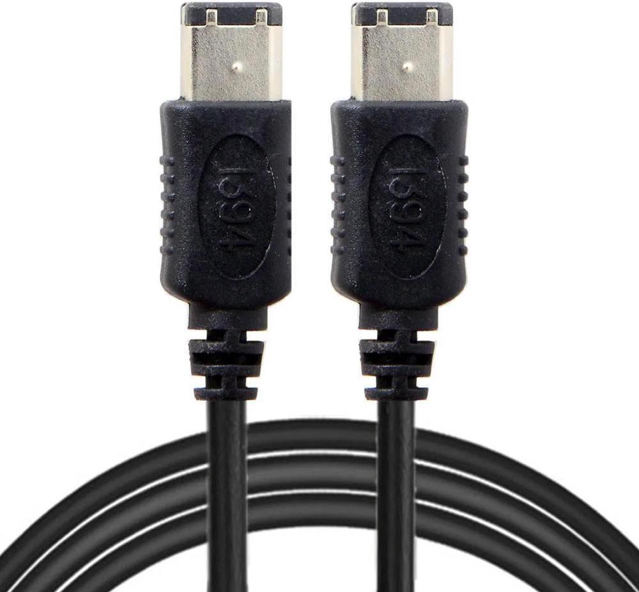 FOR Firewire 400 Cable Firewire Cable Cord for Adapter Firewire 400 IEEE 1394 6 Pin Male to 6 Pin Male Fast DV Cable 1.8m 6ft