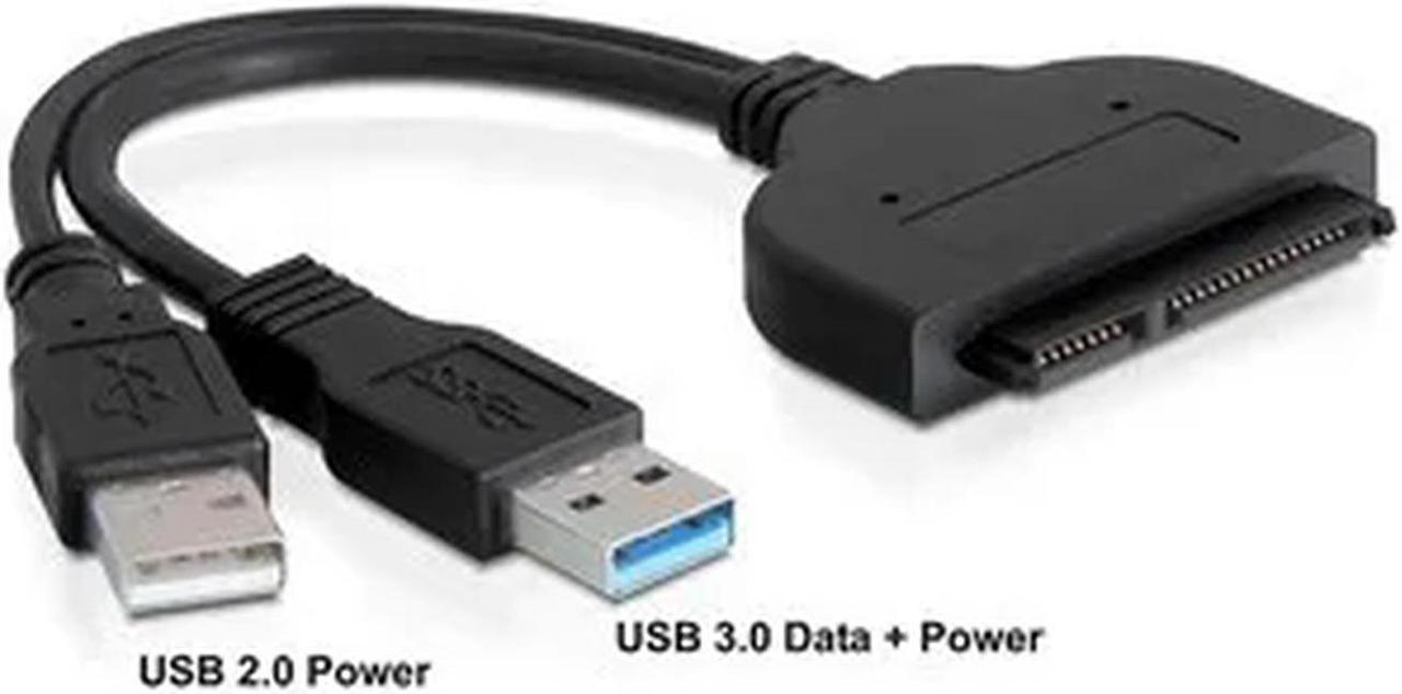 FOR USB 3.0 to SATA 22 Pin 2 5 Hard Disk Driver for Adapter with USB 2.0 Power Cable