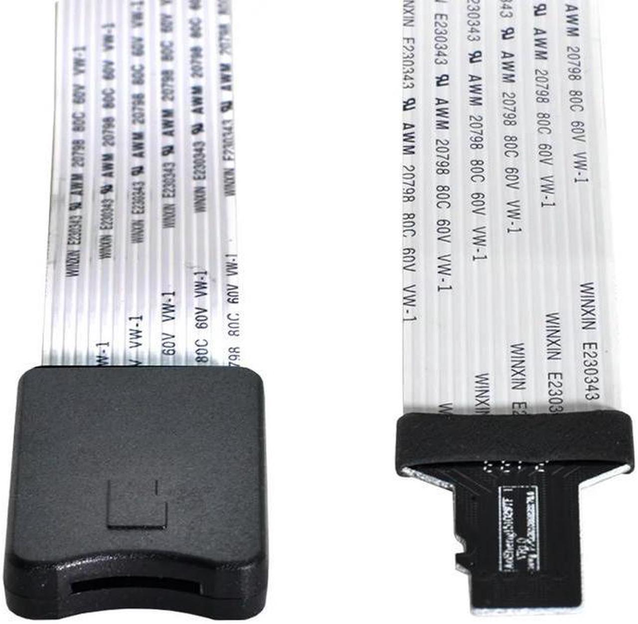 FOR Extender 25cm Extension Micro-SD TF Memory Card Kit Male to TF Female Soft Flat FPC Cable