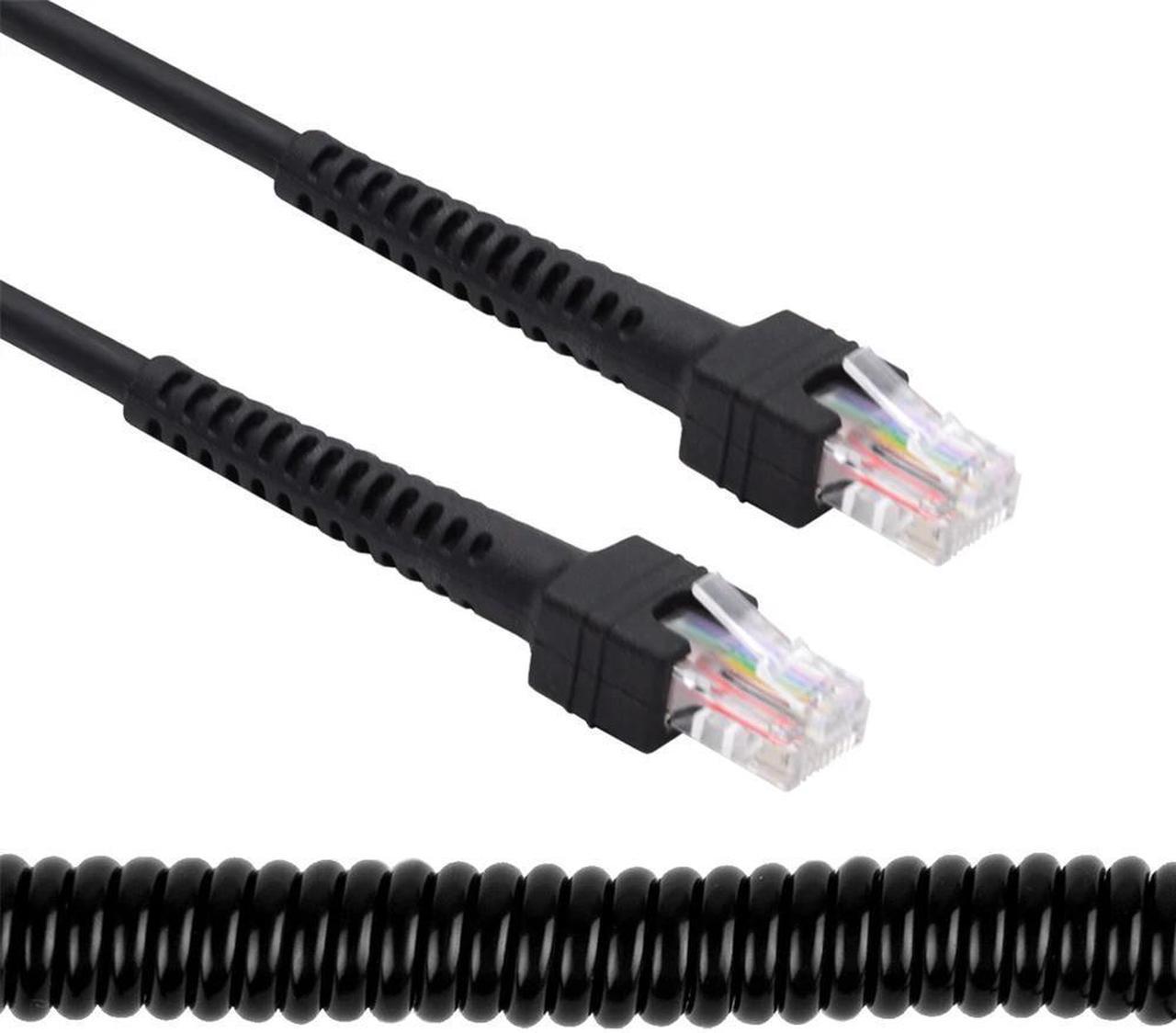 FOR RJ45 Cat6 8P8C UTP Stretch Coiled Cable Lan Ethernet Network Patch Cord 100cm Male to Male