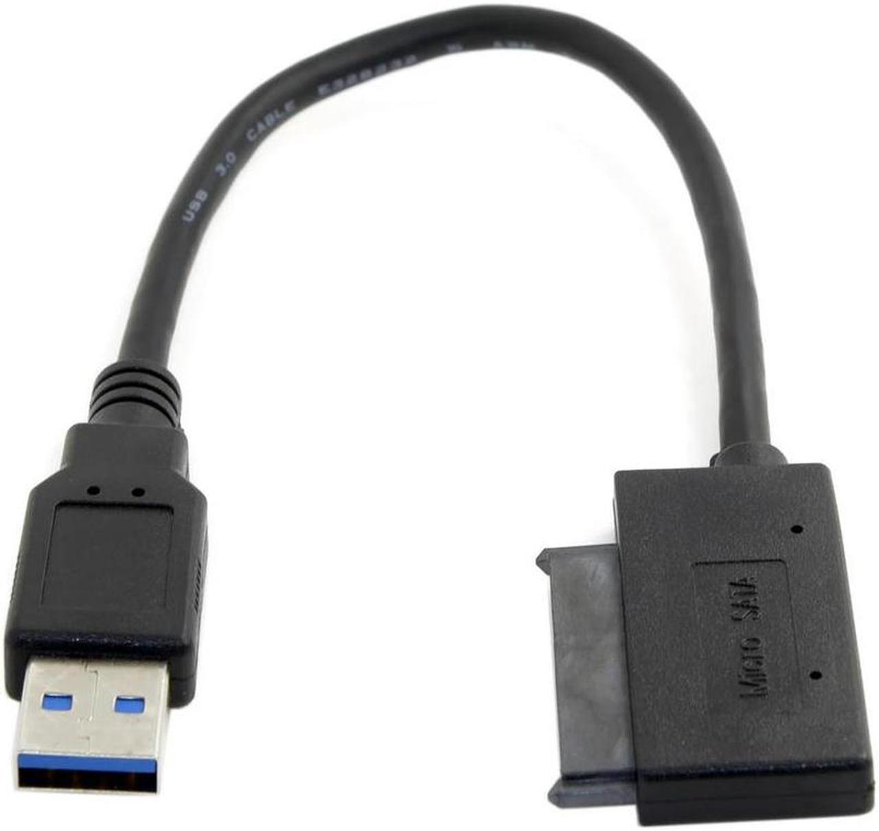 FOR USB to Micro SATA Cable for Adapter 7+9 16 Pin 1.8 SSD for Adapter Hard Disk Driver SSD Cable Micro SATA to USB SSD Cable USB 3.0 Cable