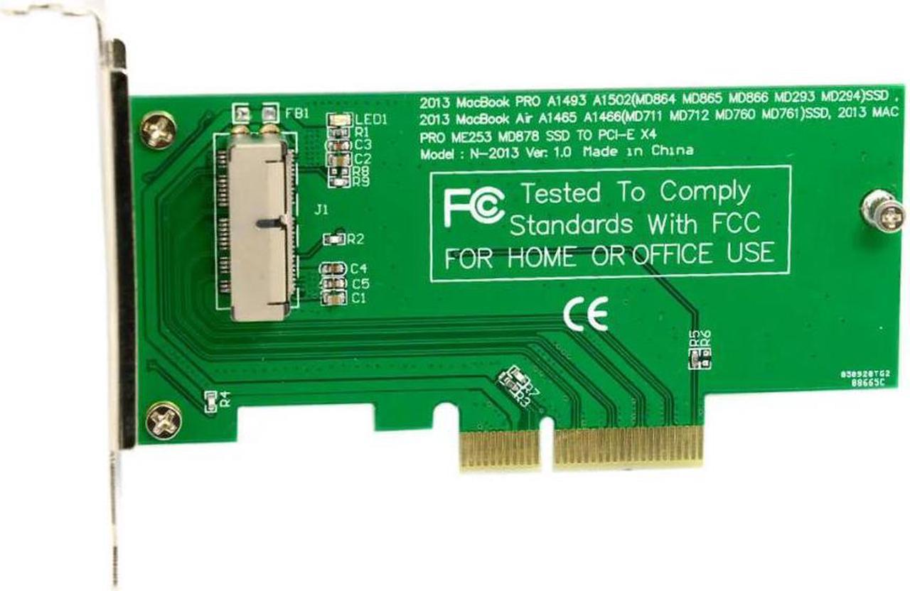 FOR PCI Express PCI-E to 2013 2014 2015 Laptop Pro Air SSD Convert Card for A1493 A1502 A1465 A1466