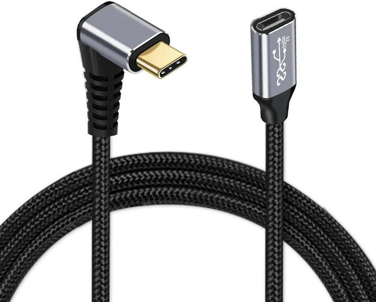 FOR USB-C USB 3.1 Type C Male to Female Extension Data Cable 10Gbps 100W with Sleeve for Laptop