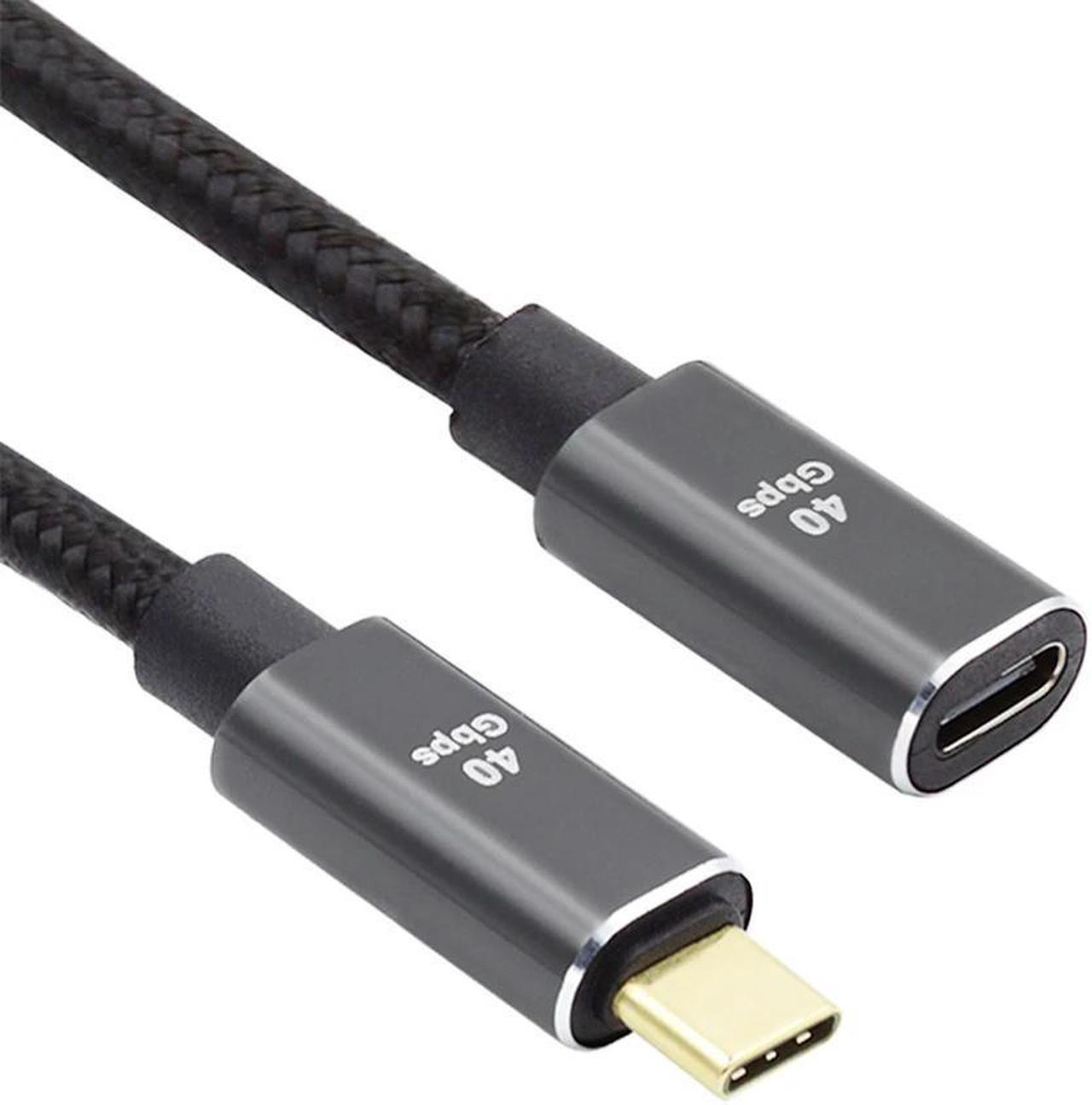 FOR Compatible with 3/4 USB4 Male to Female Extension Cable with 100W Charging and 8K 60Hz 40Gbps