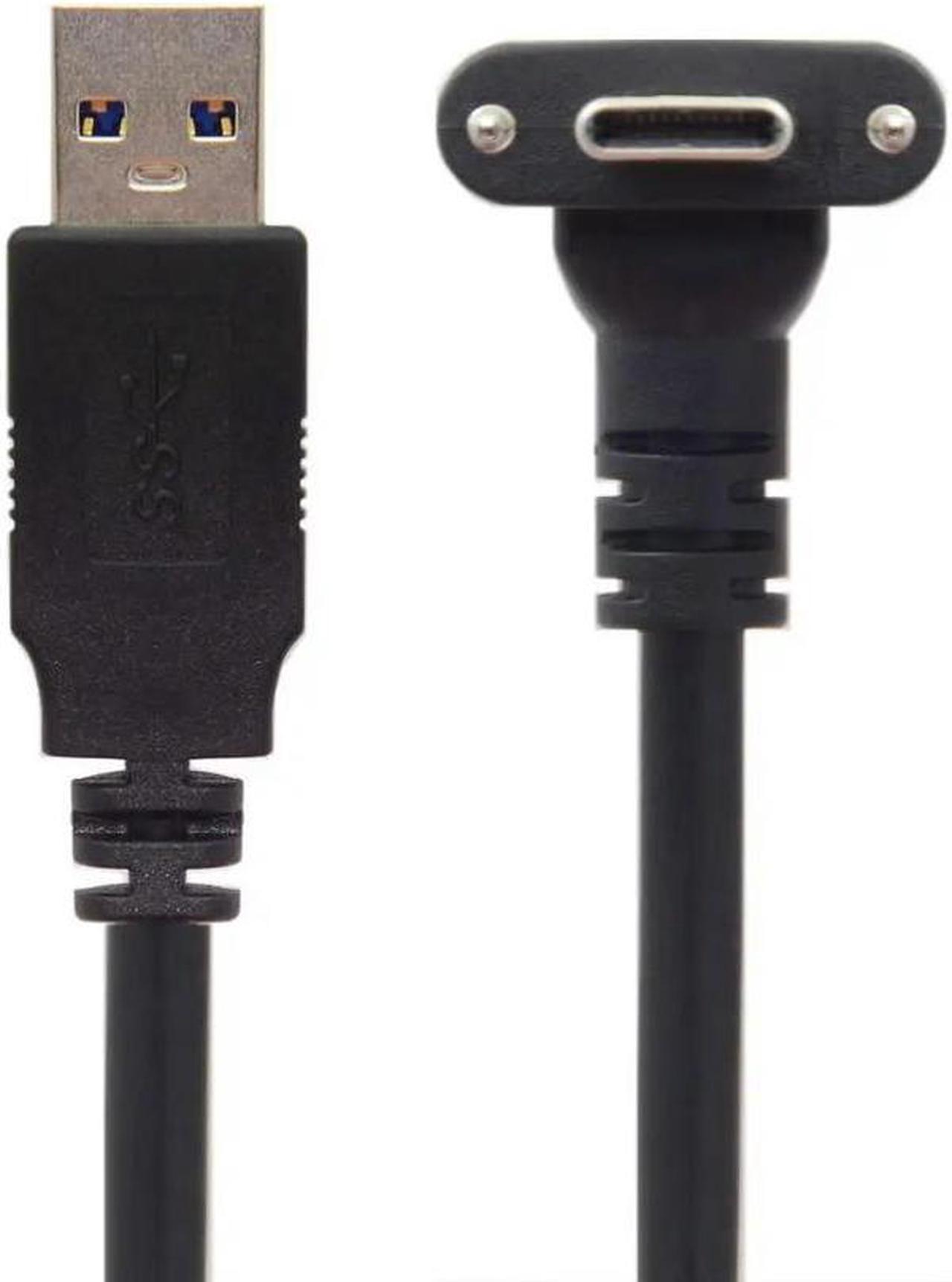 FOR Standard USB3.0 to USB 3.1 Type-C Dual Screw Locking Data Cable Fit for Link VR