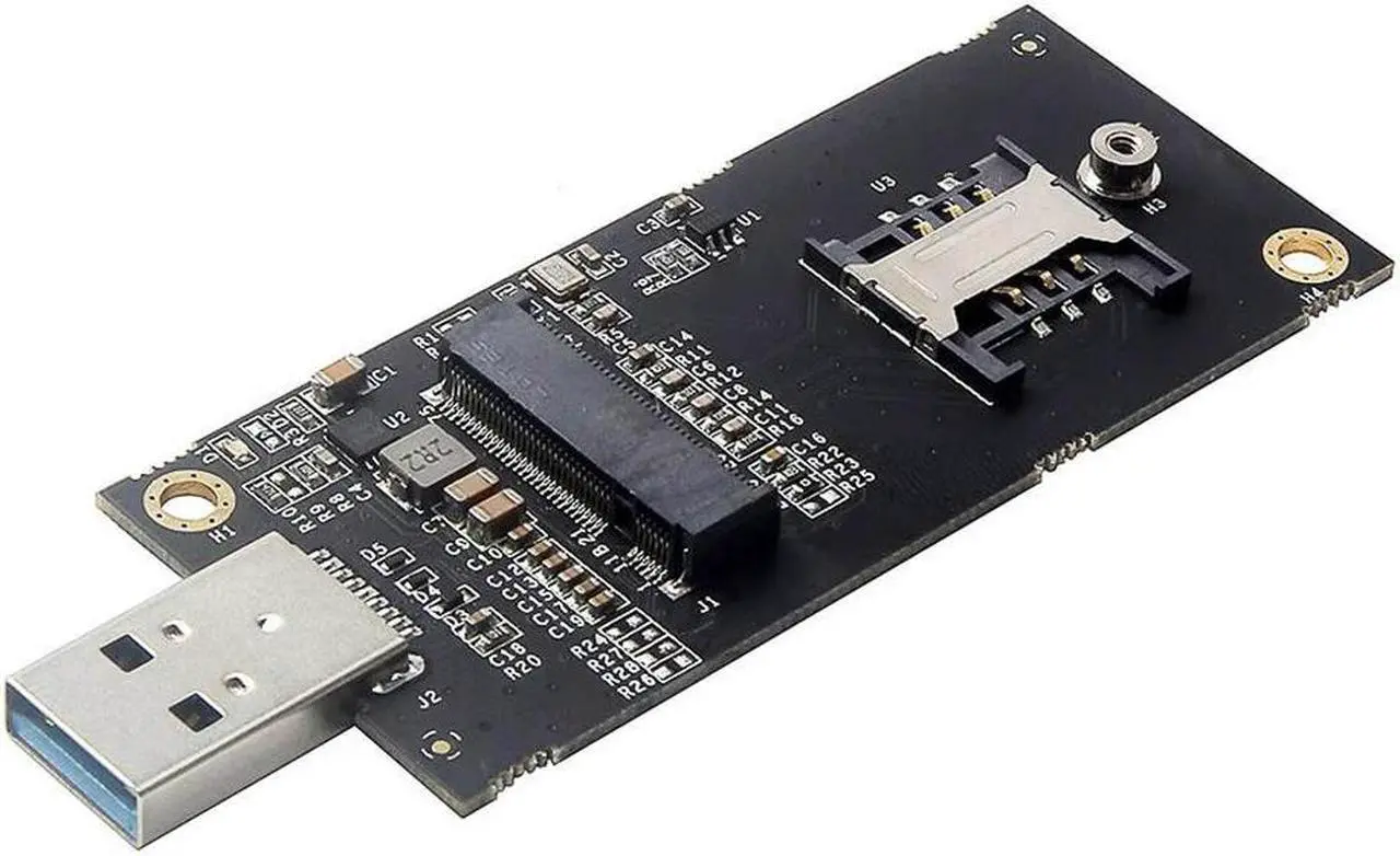 Main image of FOR NGFF M.2 Key-B WWAN to USB 3.0 for Adapter Riser Card w SIM Slot For 3G/4G/5G LTE Module Modem Card