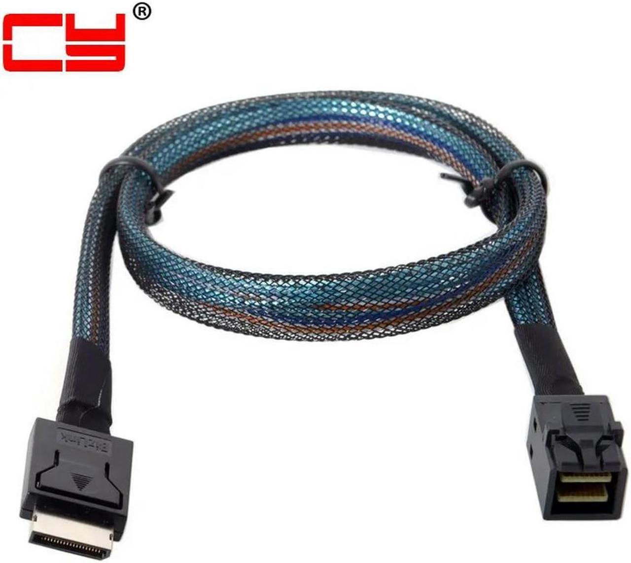 FOR PCIe PCI-Express SFF-8611 4i to SFF-8643 SSD Data Active Cable 50cm