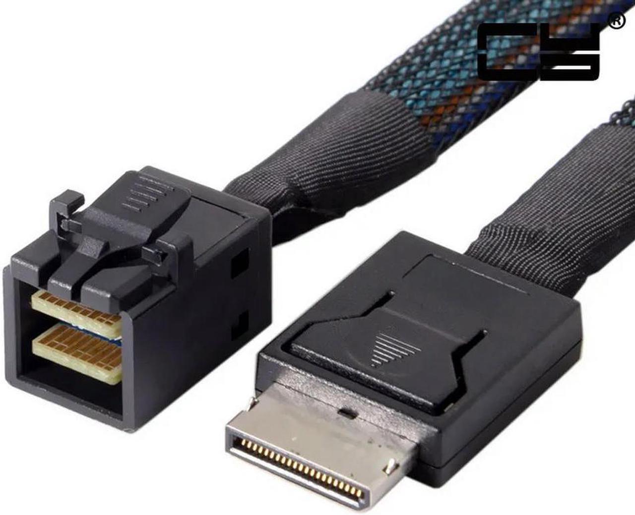 FOR PCIe PCI-Express SFF-8643 to SFF-8611 4i SSD Data Active Extending Cable 50cm