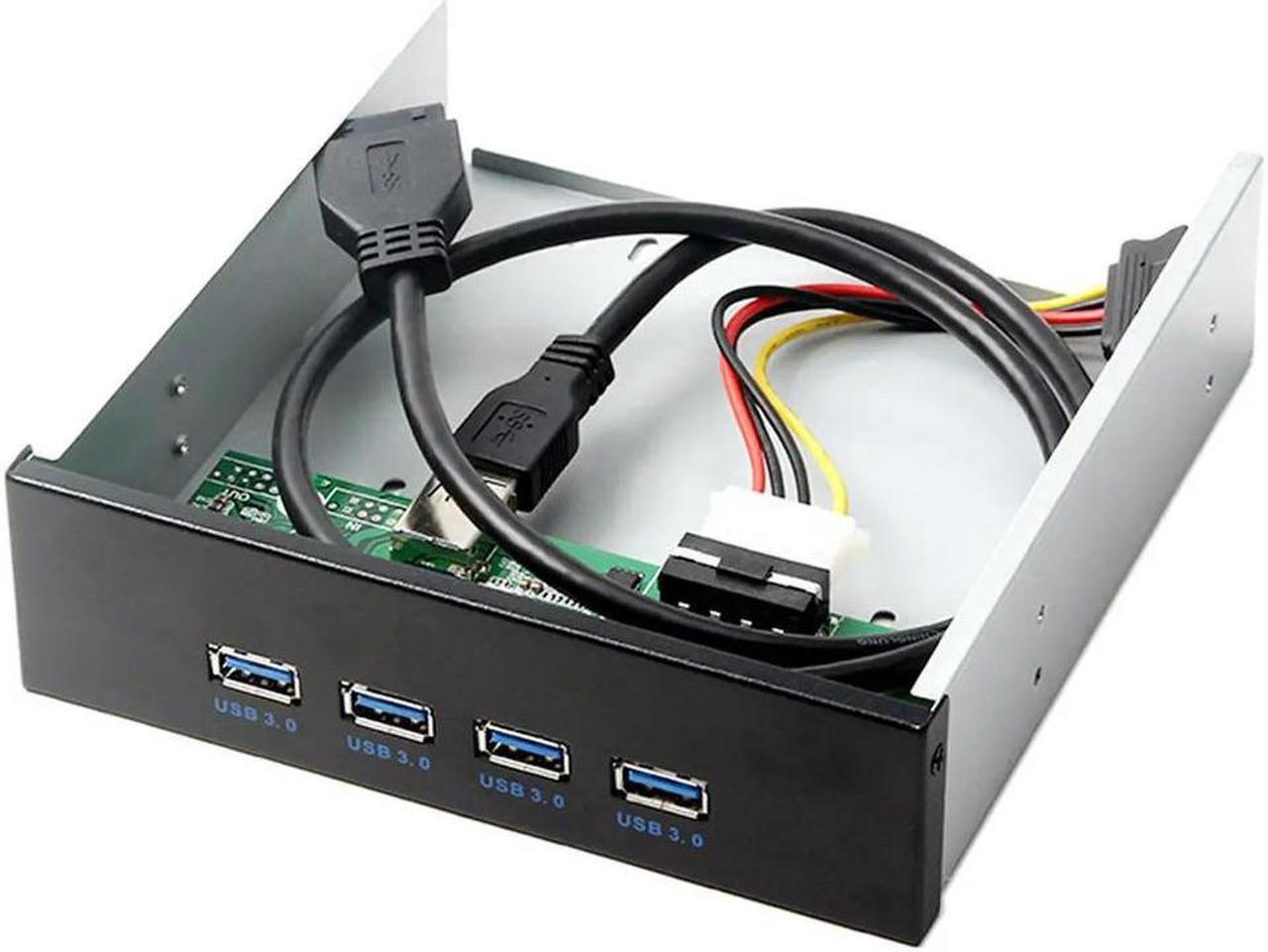 FOR USB 3.0 HUB 4 Ports Front Panel to Motherboard 20Pin Connector Cable for 5.25 CD-ROM Bay