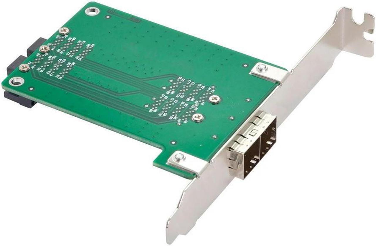 FOR Dual Ports Mini SAS HD SFF-8644 To Internal SAS HD SFF-8643 PCBA Female for Adapter With Low Profile Bracket