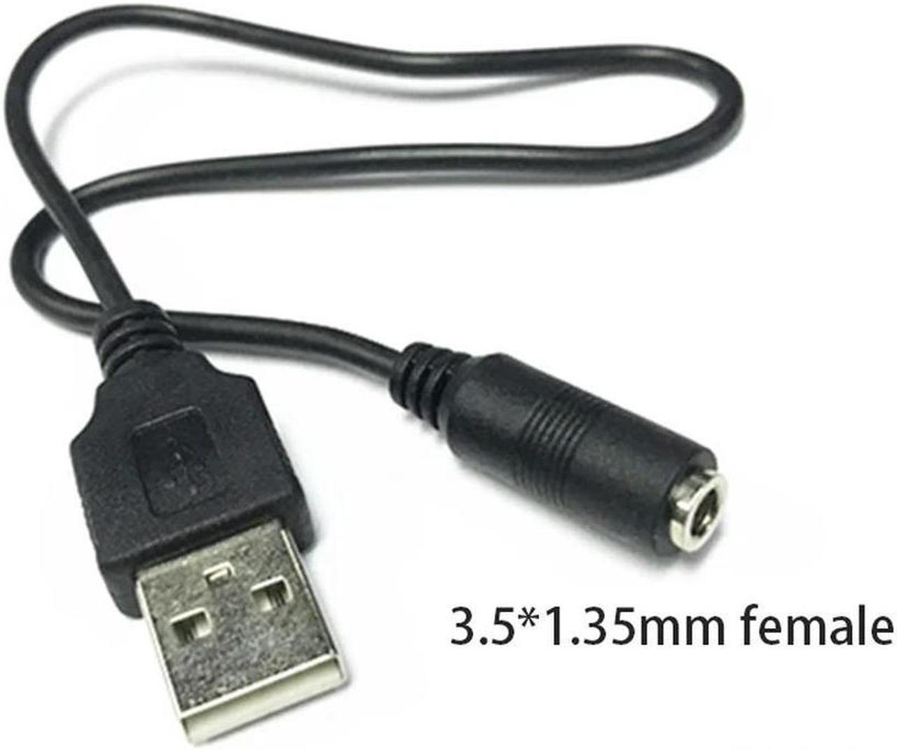 FOR Mobile power charging bank transfer cable USB DC3.5-1.35mm female multi-purpose mobile phone output charging cable