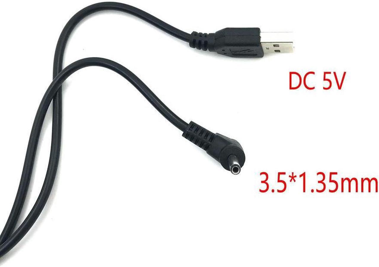 FOR Type A Male USB Turn to DC Power Male Plug Adapter 90 Male 3.5mm x 1.35mm Power Converter Cable Cord USB to 3.5*1.35