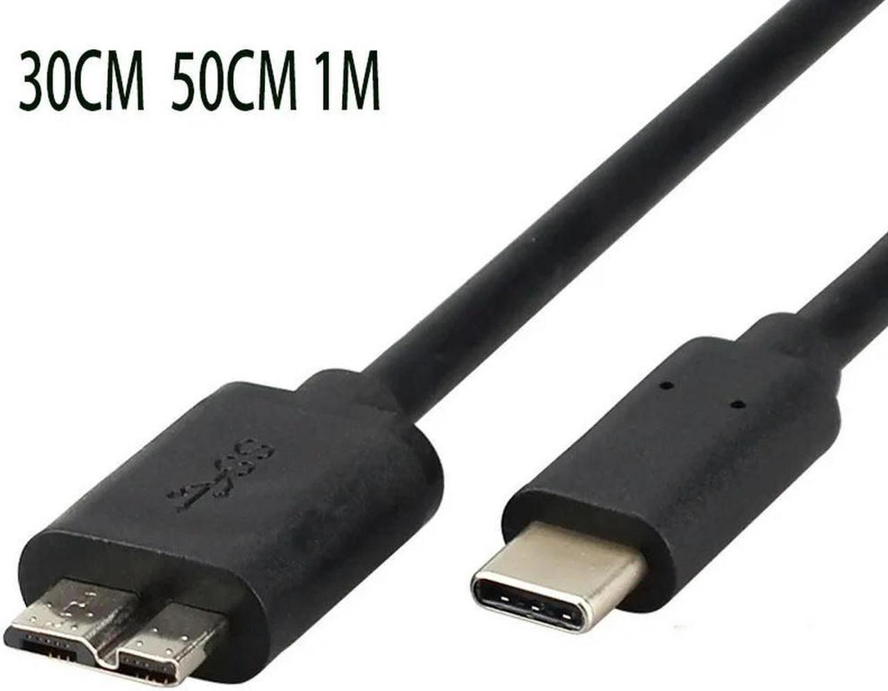 FOR Type-c To Micro Data Cable Type-c Mobile Hard Disk Cable Usb3.1 To usb3.0 hard disk data cable 30cm 50cm 1m