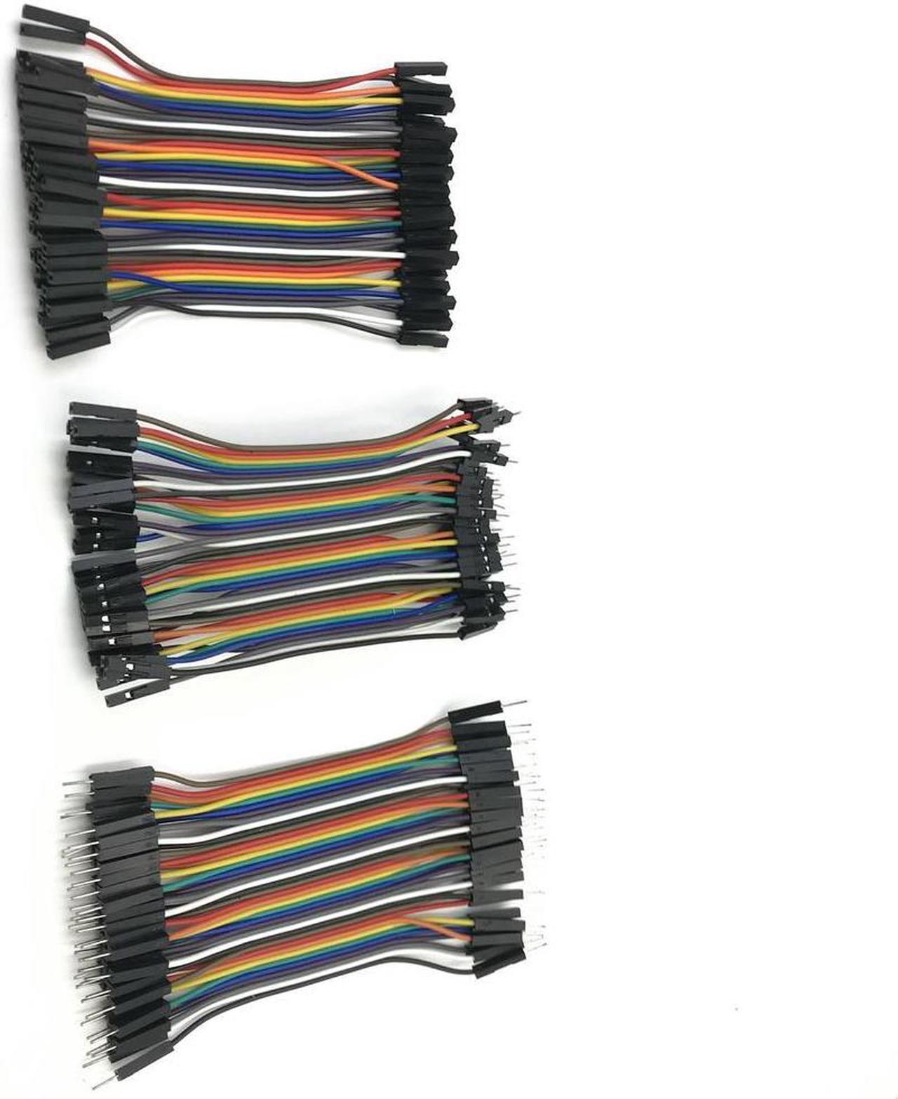 FOR 40Pin Line Male to Male + Female to Male and Female to Female Jumper Wire Cable for DIY 10/20/30CM 2.54mm