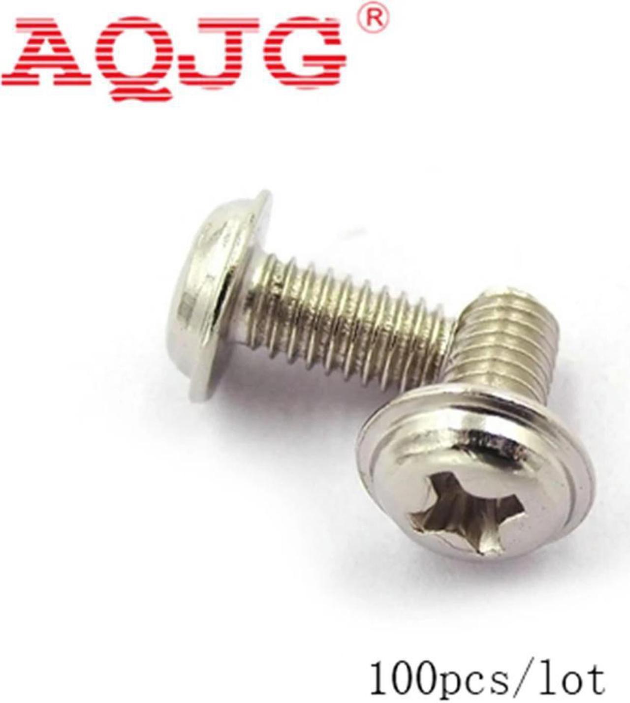 FOR 100pcs M3*6mm Screw M3x6mm Stainless Steel Screws Toy Computer Host Panel Mount Phillips Cross Screws Repair Tools