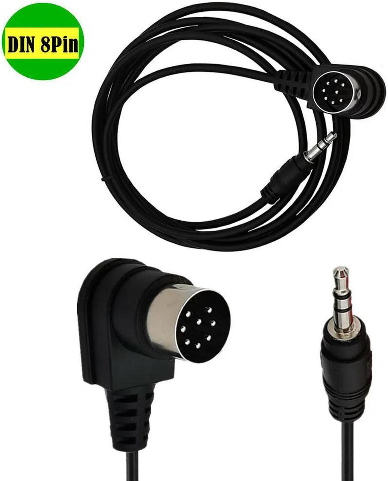 FOR 90 ° Din 8 Pin to DC3.5mm Cable Male Audio Adapter Cable for Musical instrument audio equipment 1.8M