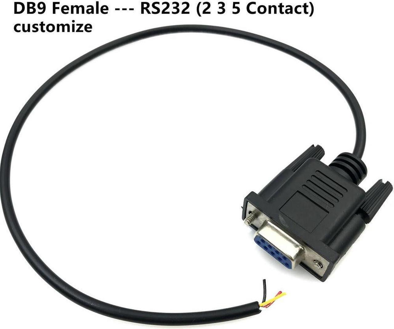 FOR DB9 serial port cable single male and female RS232 connection cable 485 wire 38 pin 9-pin COM port 235 terminal wire 3-