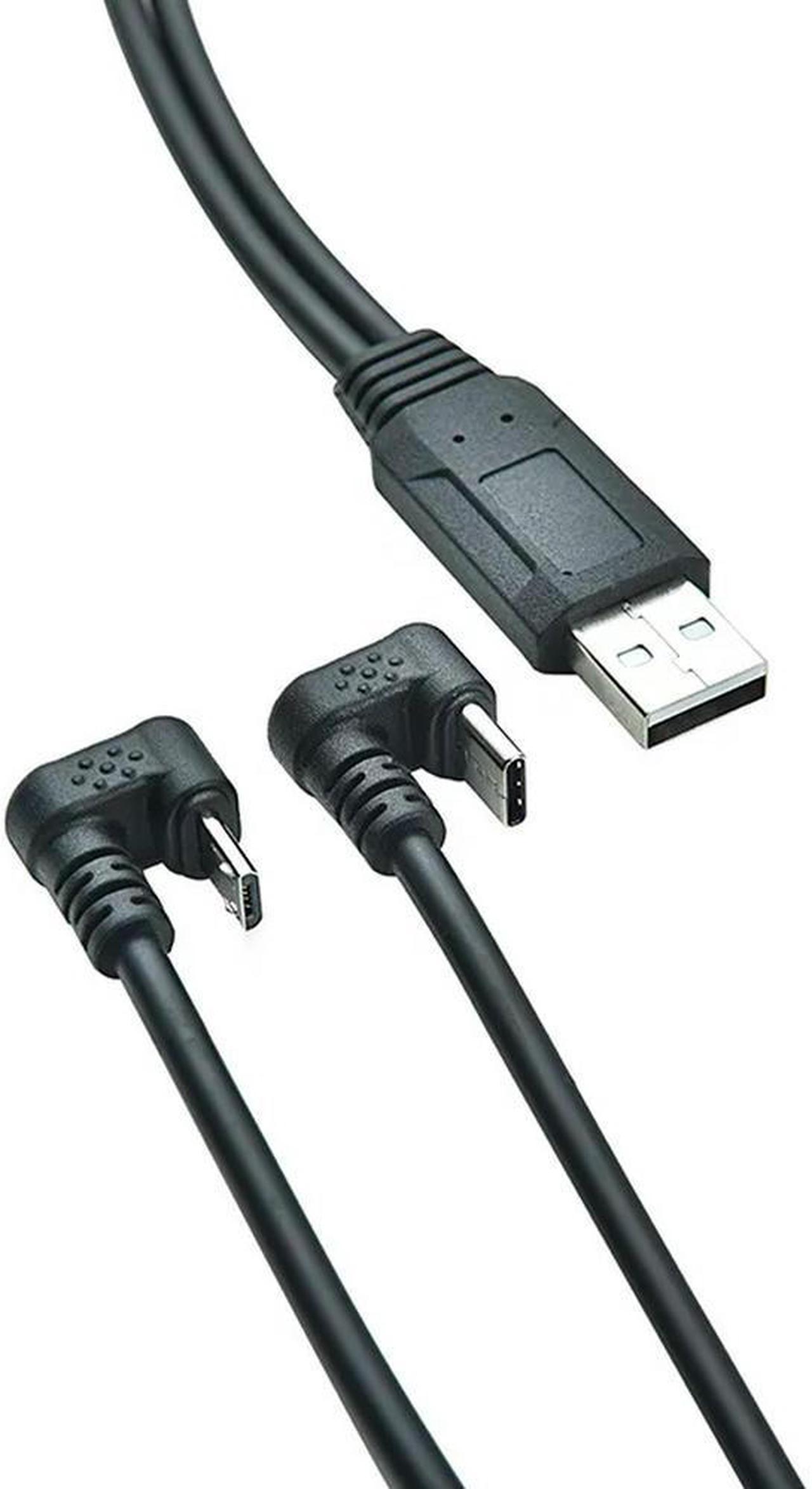 FOR Micro TYPE C male micro5p male Splitter For Mobile phone tablet computer data U-shaped charging cable