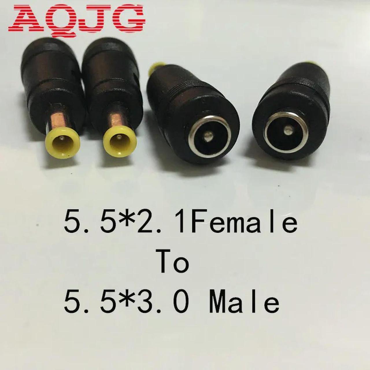 FOR 10 pcs/lot (5.0*3.0mm) DC Power Male Plug Adapter Connector 5.0mm x3.0mm x1mm plug For Laptops connector