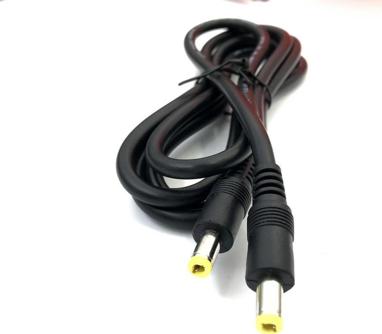 FOR 1pcs DC Power Plug 5.5 x 2.5mm Male To 5.5 x 2.5mm Male Adapter Connector Cable Power Extension Cords 50cm 1m 5m 10m