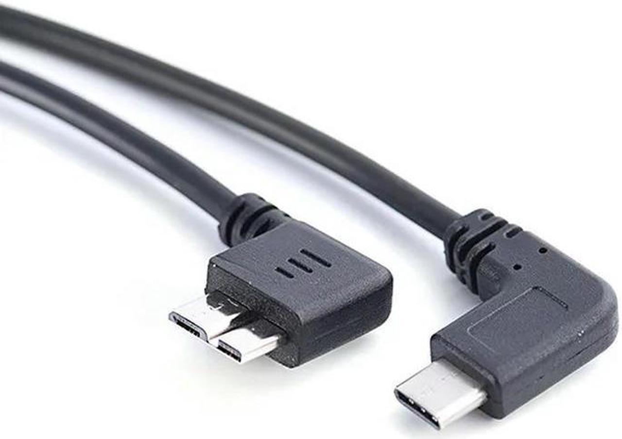 FOR 90 USB3.1 Type-C to USB 3.0 Micro B Cable 5Gbps Data Connector Adapter For Hard Drive Cell phone PC OTG C Type