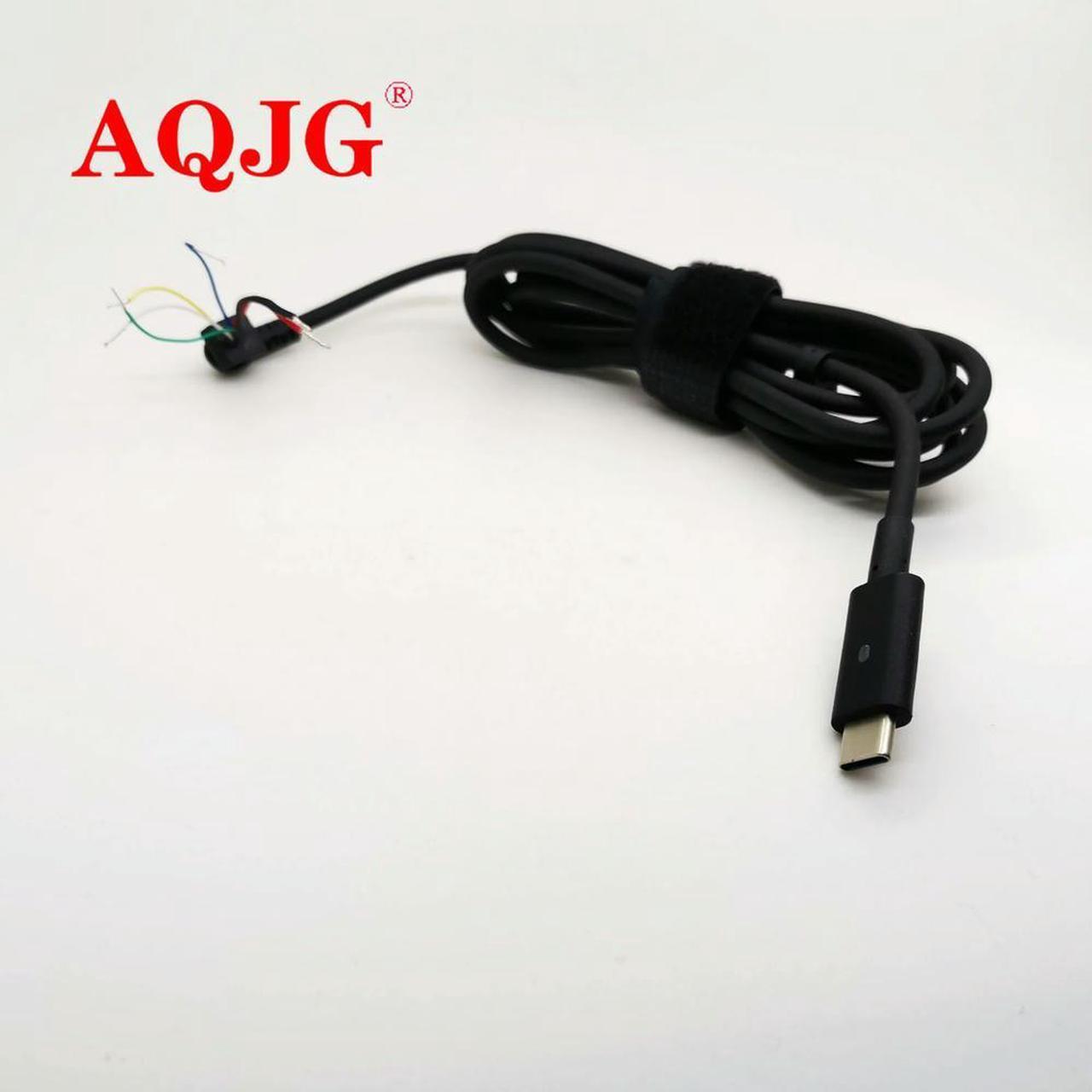 FOR 1.8m USB Type-C DC Power Male Tip Plug Connector with Cord Cable for Laptop Power Adapter