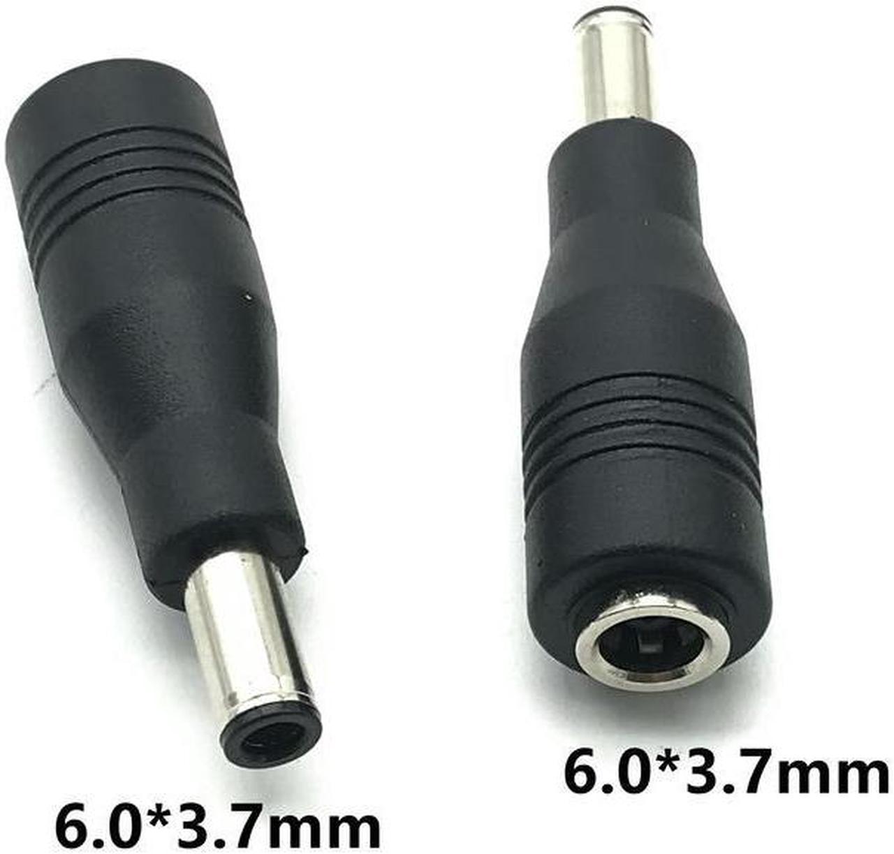 FOR DC Power plug 6.0*3.7mm Female to 6.0*3.7MM Male With Pin for notebook power conversion cable DC power Adapter