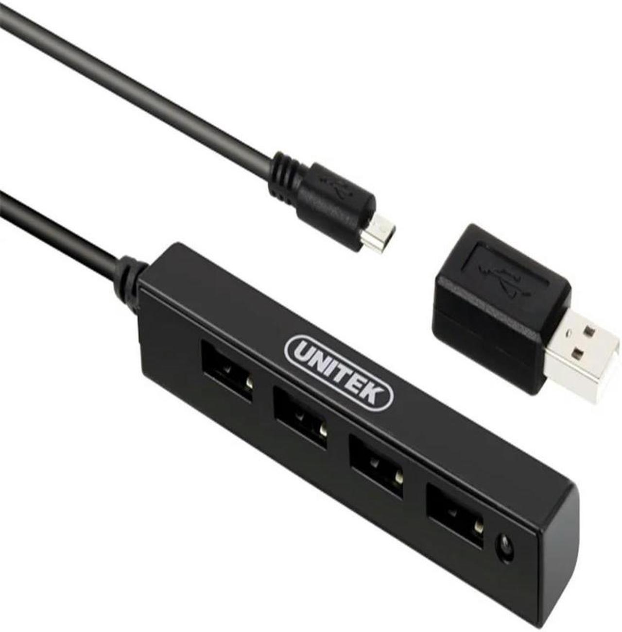 FOR Hot Portable Super Speed 4 ports USB2.0 Hub Black usb 2.0 hub otg