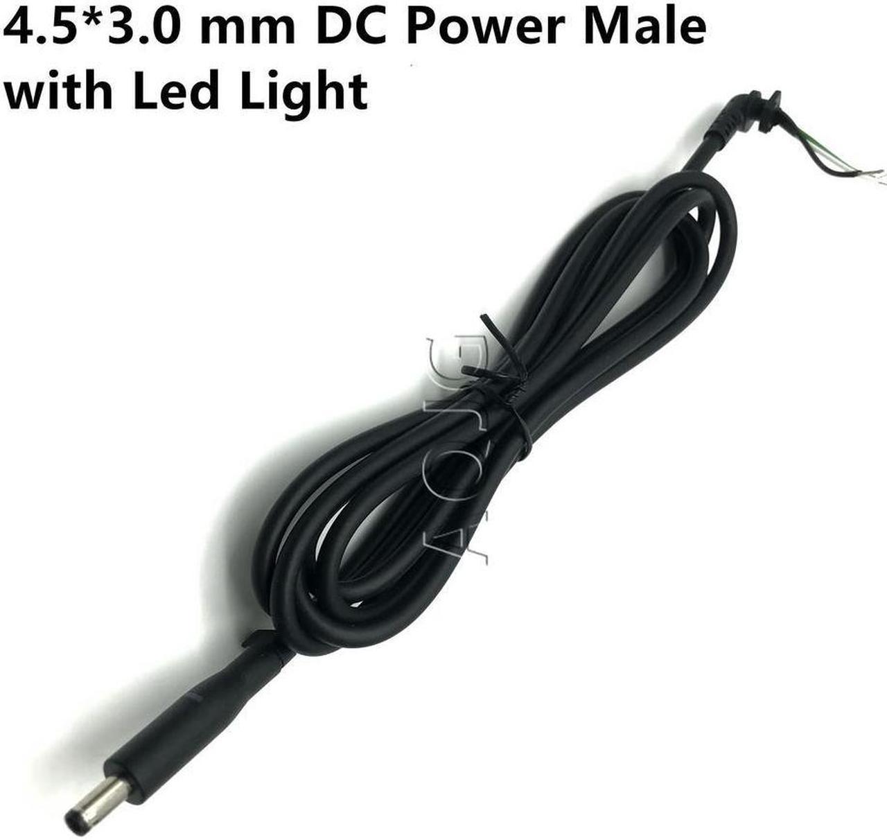 FOR 1.8M 4.5x3.0 mm 4.5*3.0 mm DC Power Male Tip Plug Connector With Cord Cable for Laptop Power Adapter LED light