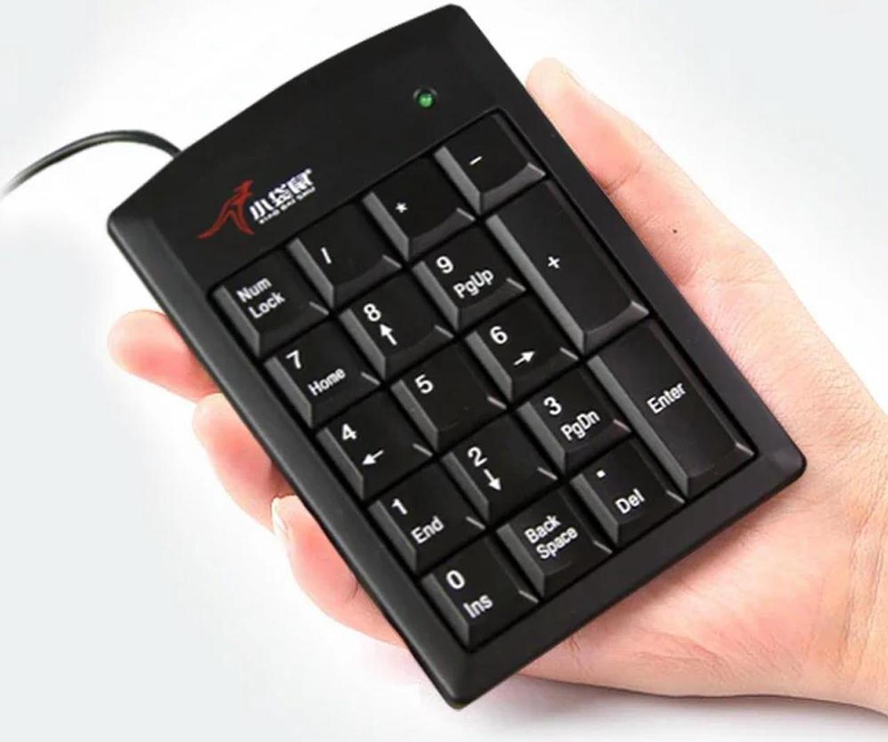 FOR PS/2 19 Keys Keypad Numeric Keyboard Multifunction Wired Number Calculator For Laptop Easy To Use win7 numpad