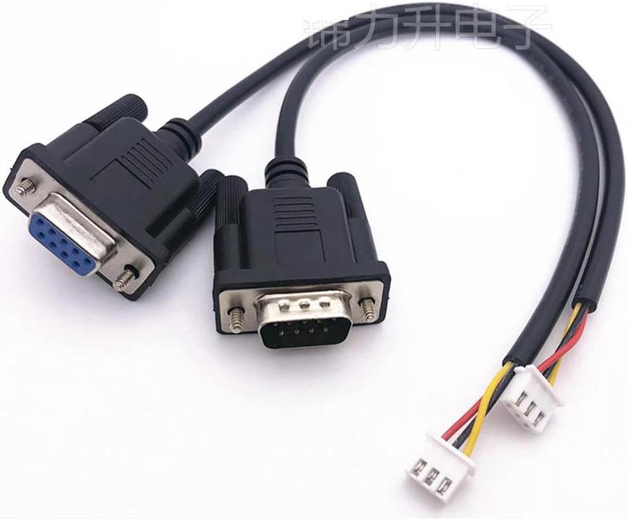 FOR Pure copper DB9 serial cable RS232 cable Single head XH2.54 turn 9pin 232 To 2.54mm Terminal cable Electronic Cable 0